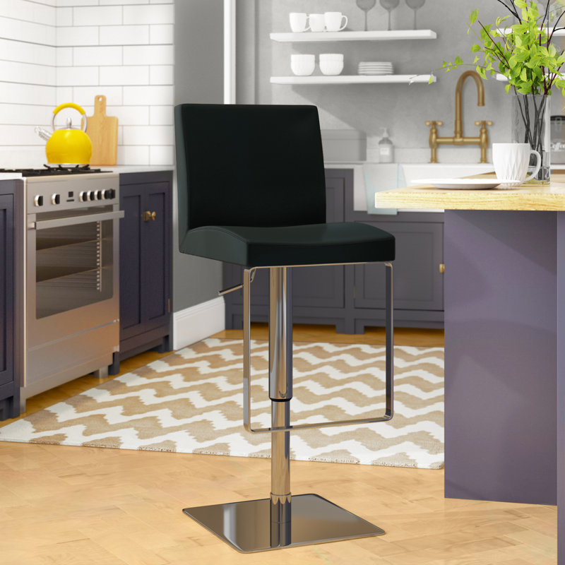 Melissa Adjustable Height Bar Stool & Reviews AllModern